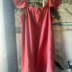 Madewell Terracotta Color Dress Sz M